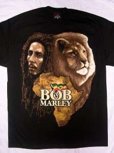   Lion black t shirt 1X 4X Zion Rootswear with reggae flag  