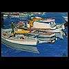 BOATS at REST~Orig Painting~Pablo Matania~Brazil  
