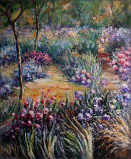 Hand Painted Oil Painting Repro Claude Monet Artists Garden at 