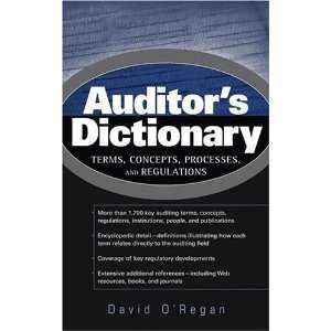  Auditors Dictionary Terms, Concepts, Processes, and 