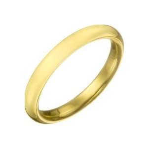  ArtCarved   Domed Comfort Fit Wedding Band in 14k Yellow 