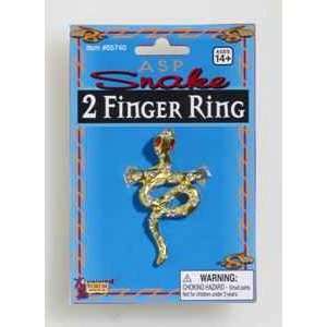  Two Finger Snake Ring Beauty