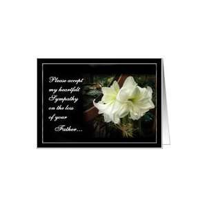  Sympathy loss of father flowers Card Health & Personal 