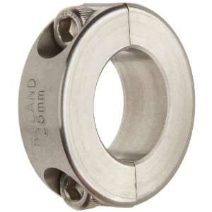 Ruland MSP 20 SS Two Piece Clamping Shaft Collar, Stainless Steel 