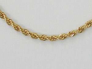 5MM THICK GOLD EP ROPE NECKLACE sz 16 18 20 24 30  