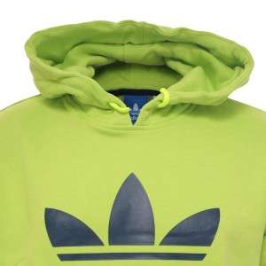 Adidas Originals Adicolor Large L Trefoil Hoody Hoodie Jacket 