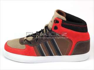 Adidas Vulc Explore Mid Spice Brown/Black/University Red 2011 Casual 