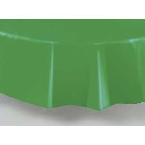  84 EMERALD Round Plastic Table Cover (QTY 12 