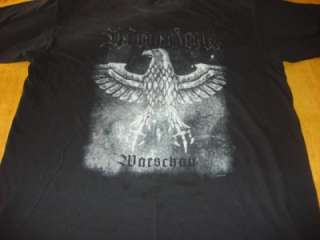 Marduk Warschau Black T Shirt Size XL Dark Funeral Behemoth Black 