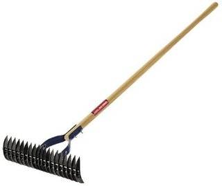 Ames True Temper 1914000 Adjustable Thatching Rake with 54 Inch Wood 