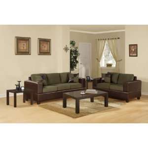  5PC Modern Sofa Set With Three Piece Coffee Table Set In 