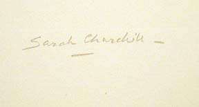 Sarah Churchill, I Look To The Children.SIGNED EMBOSSED LITHOGRAPH 