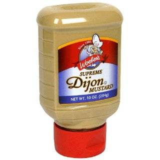Woebers Supreme Dijon Mustard, Six 10 Ounce Units (60 Ounces)