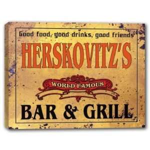 HERSKOVITZS Family Name World Famous Bar & Grill 