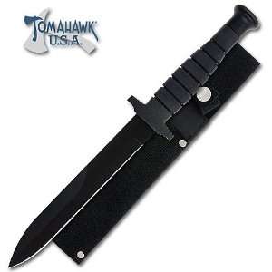   Spear Point Blade Military Combat Knife & Sheath