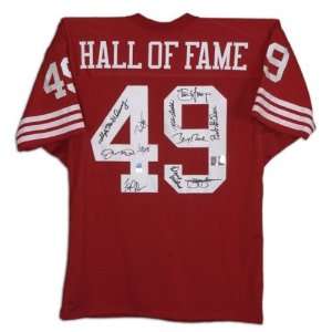 San Francisco 49ers   Hall of Famers   Autographed Custom Jersey with 