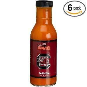   South Carolina Medium Wing Sauce, 12 Ounce Glass Bottles (Pack of 6