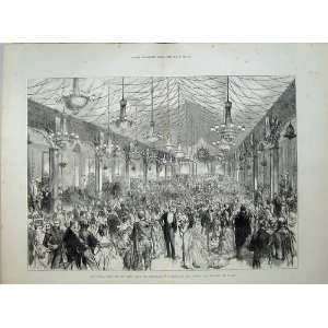 1876 Royal Visit London Ball Guildhall Prince Wales