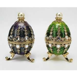  The Bogdana Collection Faberge Style Enameled Eggs 