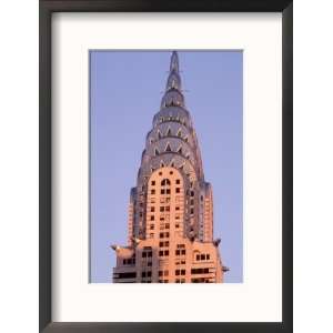  Chrysler Building at Dusk, New York City Framed 