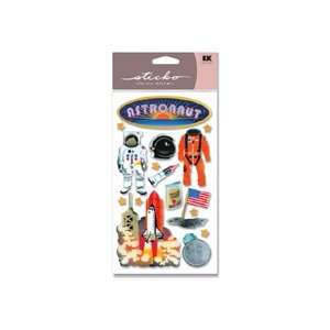  Dimensional   Astronaut Stickers: Office Products