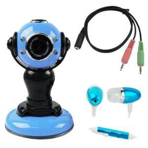  GTMax 5 Mega Pixel Webcam with 4 LED Light + Dark Blue 3 