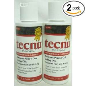   Tecnu Outdoor Skin Cleanser 4 oz bottles, Removes Poison Oak and Ivy