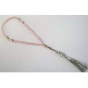 Gemstone Prayer Beads Worry Beads Traditional 33 X 6mm Beautiful Rose 