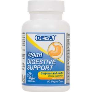 Vegetarian Supplements Deva Nutrition Vegan Digestive Support with 