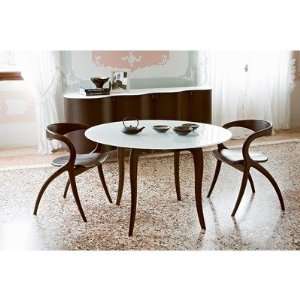  Antares Round Dining Table Finish: Light Cherry: Furniture 