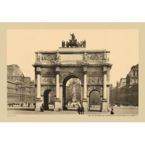   Triumphal Arch and Monument Gambetta 20x30 Canvas