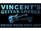 VINCENT s LED Sign Guitar Lounge Music Amp Bar Light