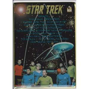  Star Trek Metal Freestanding Picture of Original Cast w 