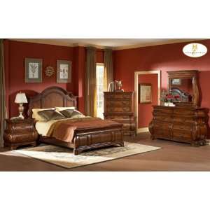   Antique Bronze Bedroom Set (Queen Size Bed, Nightstand, Dresser) Home