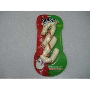  Dingo Merry Meat Holiday Canes Rawhide Chews