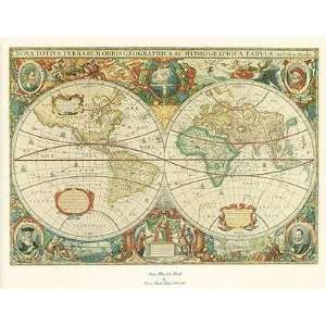    Henricus Hondius   Antique Map Of The World