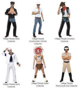 New Adult Official Village People Halloween Costume  