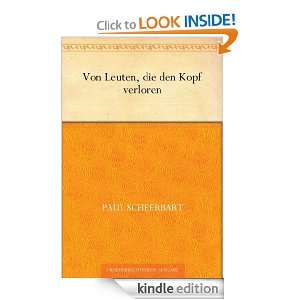 Von Leuten, die den Kopf verloren (German Edition) Paul Scheerbart