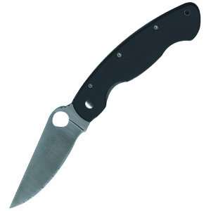  Spyderco   Military Model, G 10 Handle, Plain Sports 