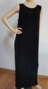 Vikki Vi Slinky Travelers Black Long Comfy Nice Dress Sz 1X  