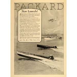   Car Chriscraft Speedboat Race   Original Print Ad