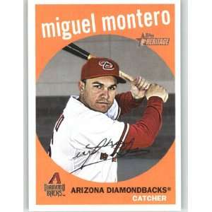  2008 Topps Heritage High Number #701 Miguel Montero SP 