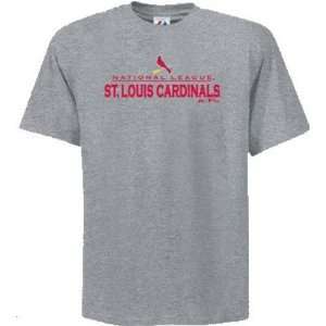  Mens St. Louis Cardinals Ash Basic Tshirt Sports 