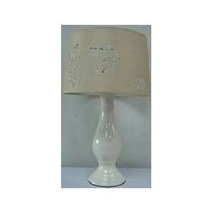  Lite Source LS 21488IVY 1 Light Ivory Ceramic Table Lamp 