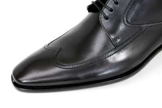 Hugo Boss Mens Leather Dress Shoes MADE IN ITALY Ciros  