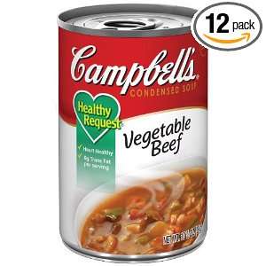   Healthy Request Soup, Vegetable Beef, 10.5 Ounce (Pack of 12
