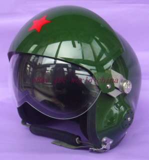 New Open Face Green Motorcycle Jet Pilot Helmet M L XL  