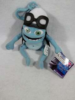 Crazy Frog The ANNOYING THING Biker blue Frog 7 Plush Key Chain toy 