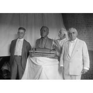 1925 photo Samuel Gompers, Frank Morrison, U.S.J. Dunbar with Gompers 