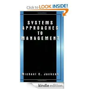 Systems Approaches to Management Michael C. Jackson  